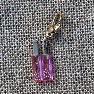 Juicy couture pink popsicle charm